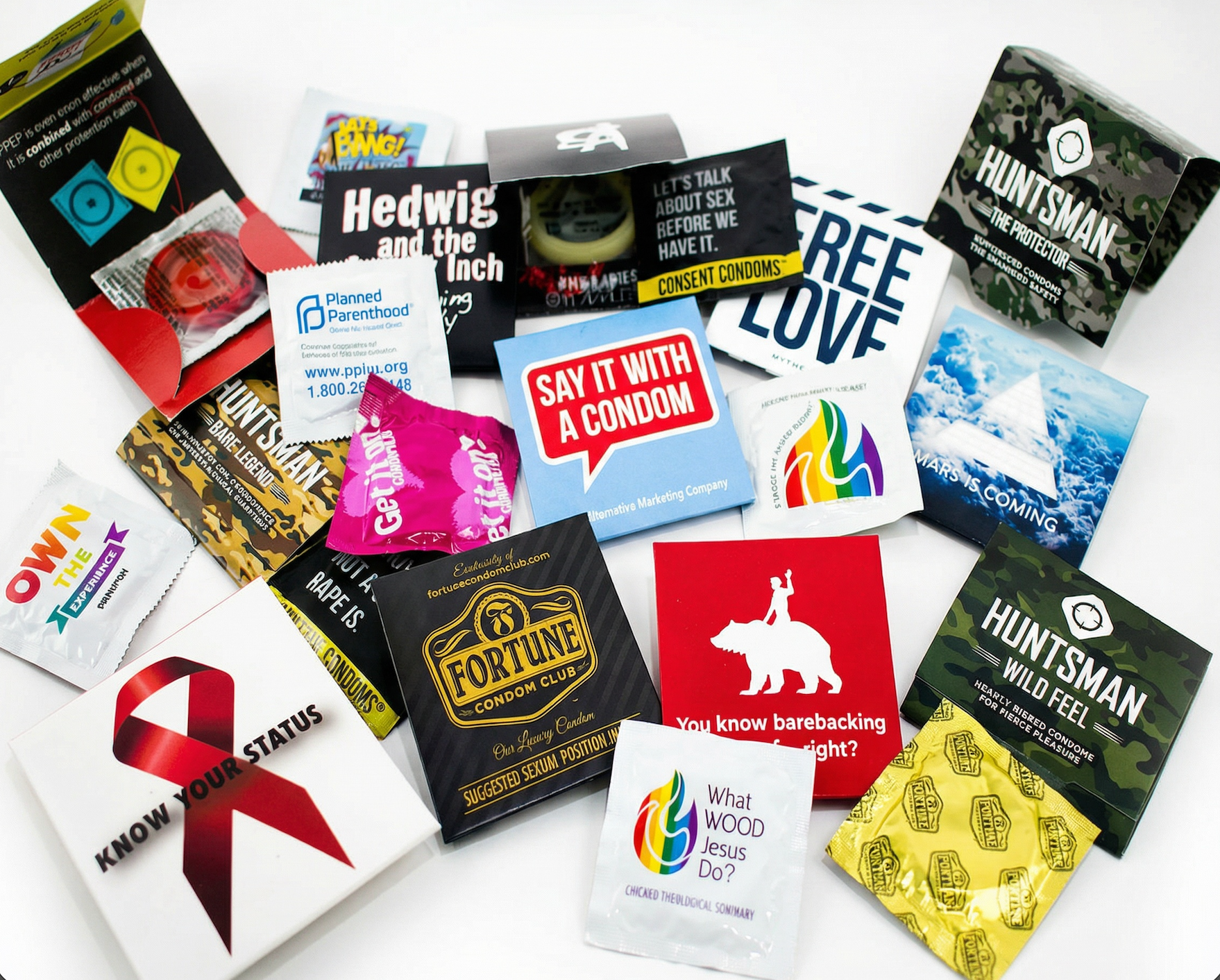 Sample Customized Condom Package Sample Customized Condom Package