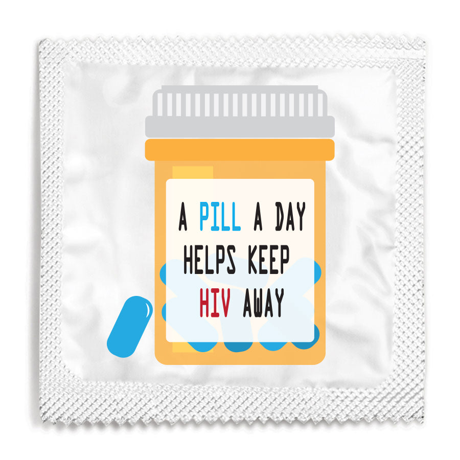 A Pill A Day Helps Keep HIV Away Condom