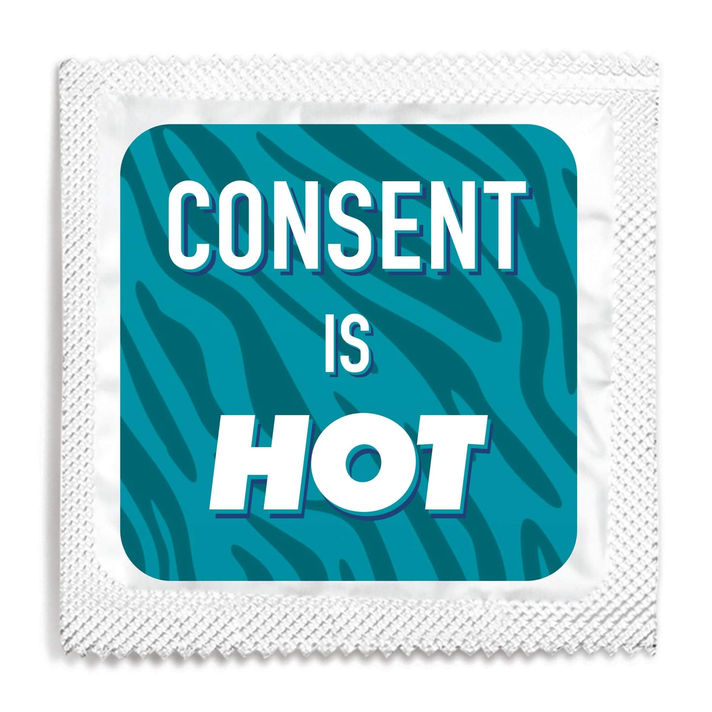 consent is hot foil