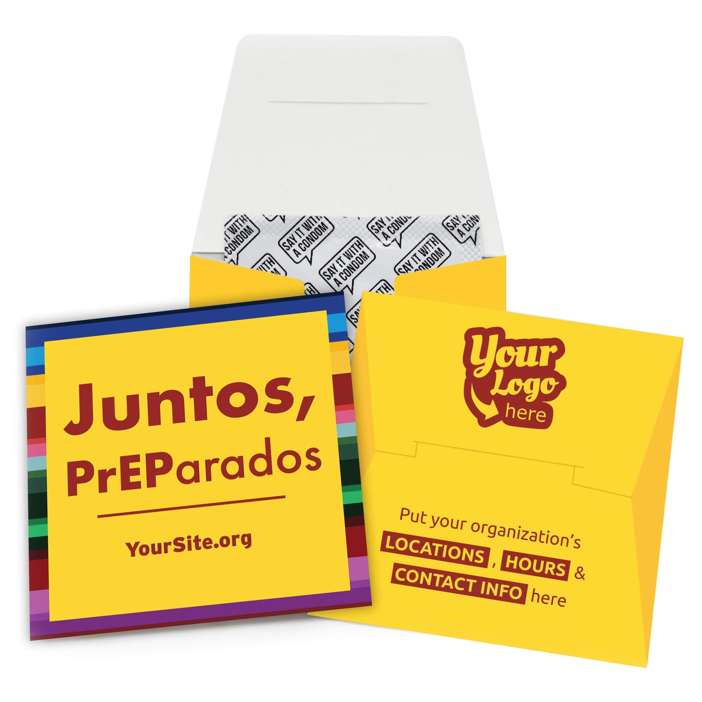 Juntos PrEParados Condom Wallet