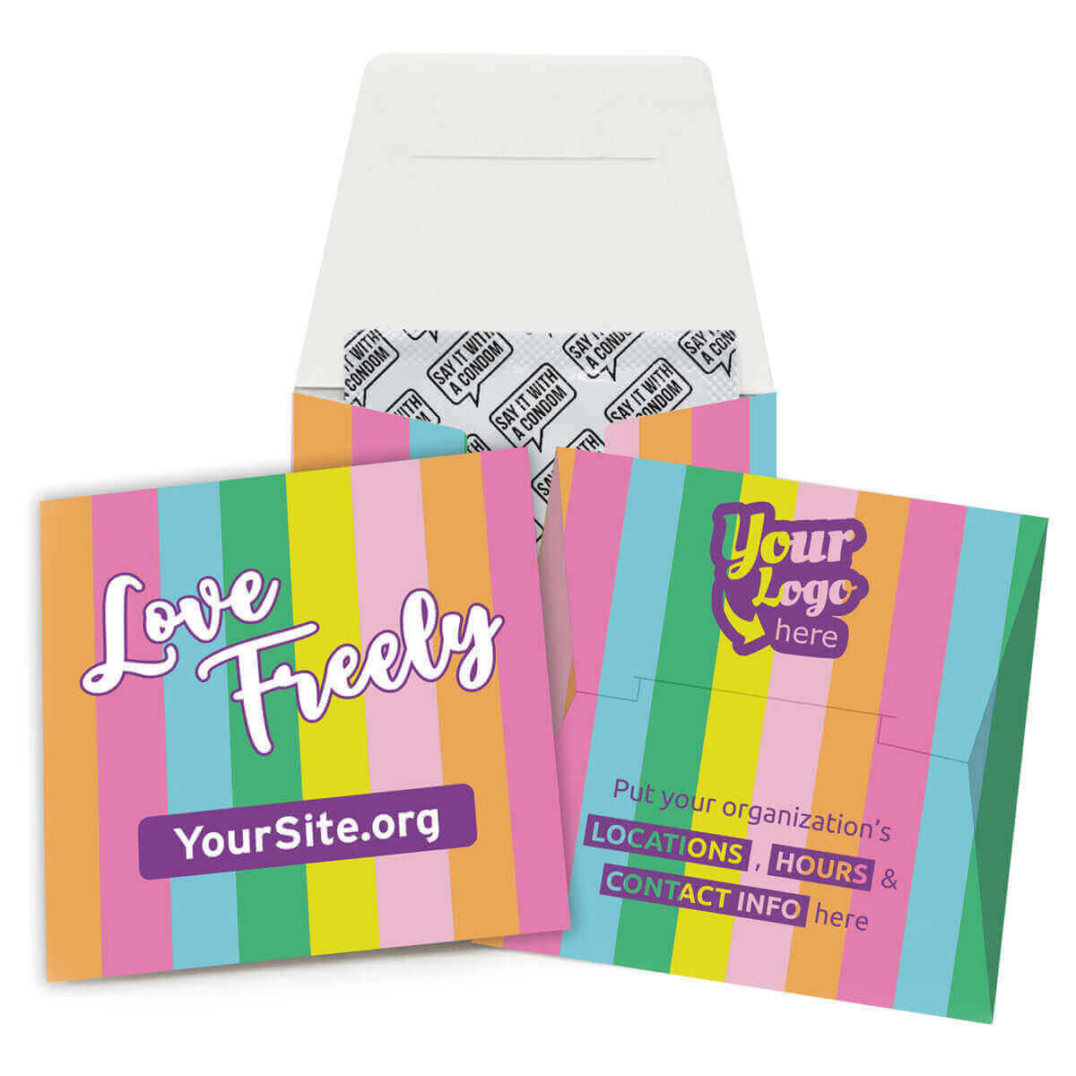 love freely condom wallet