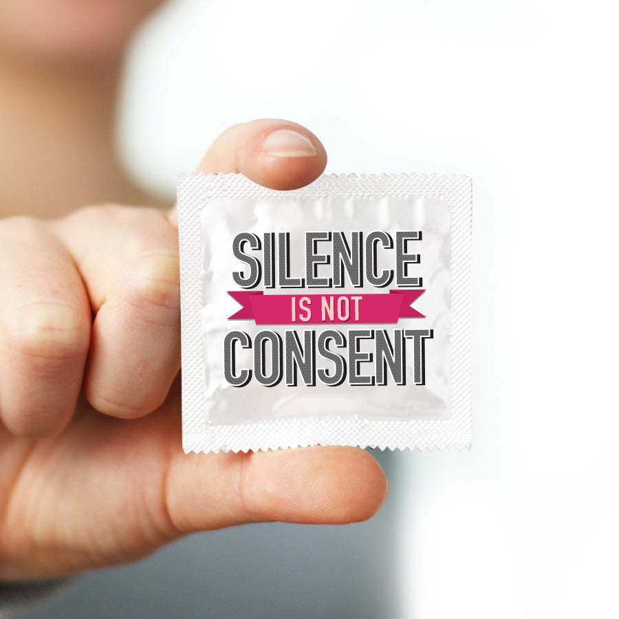 silence is not consent condom