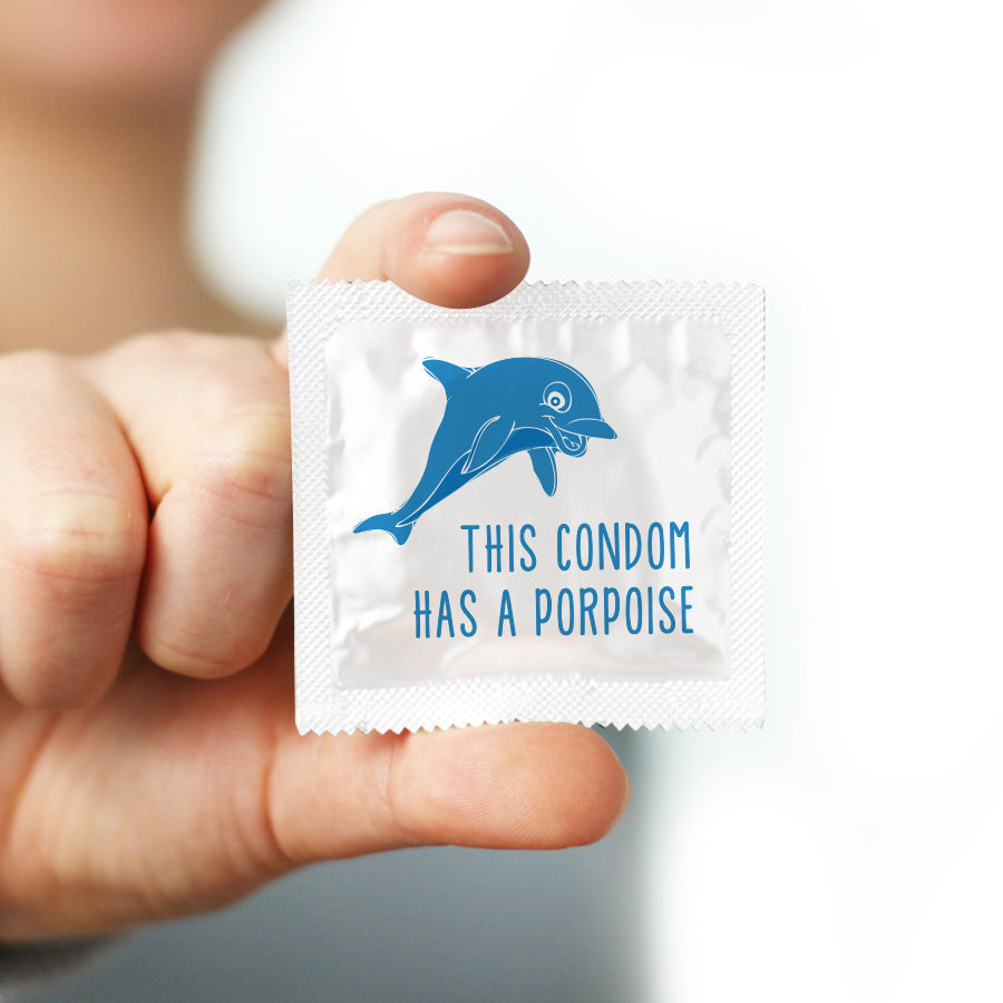 this condom has a porpoise