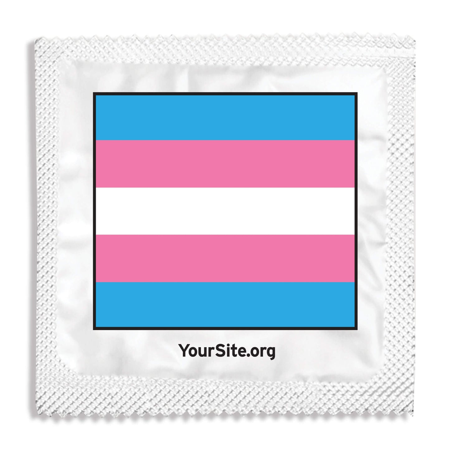 transgender flag condom