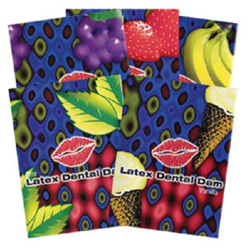 Trustex Assorted Latex Dental Dams – Say It With A Condom