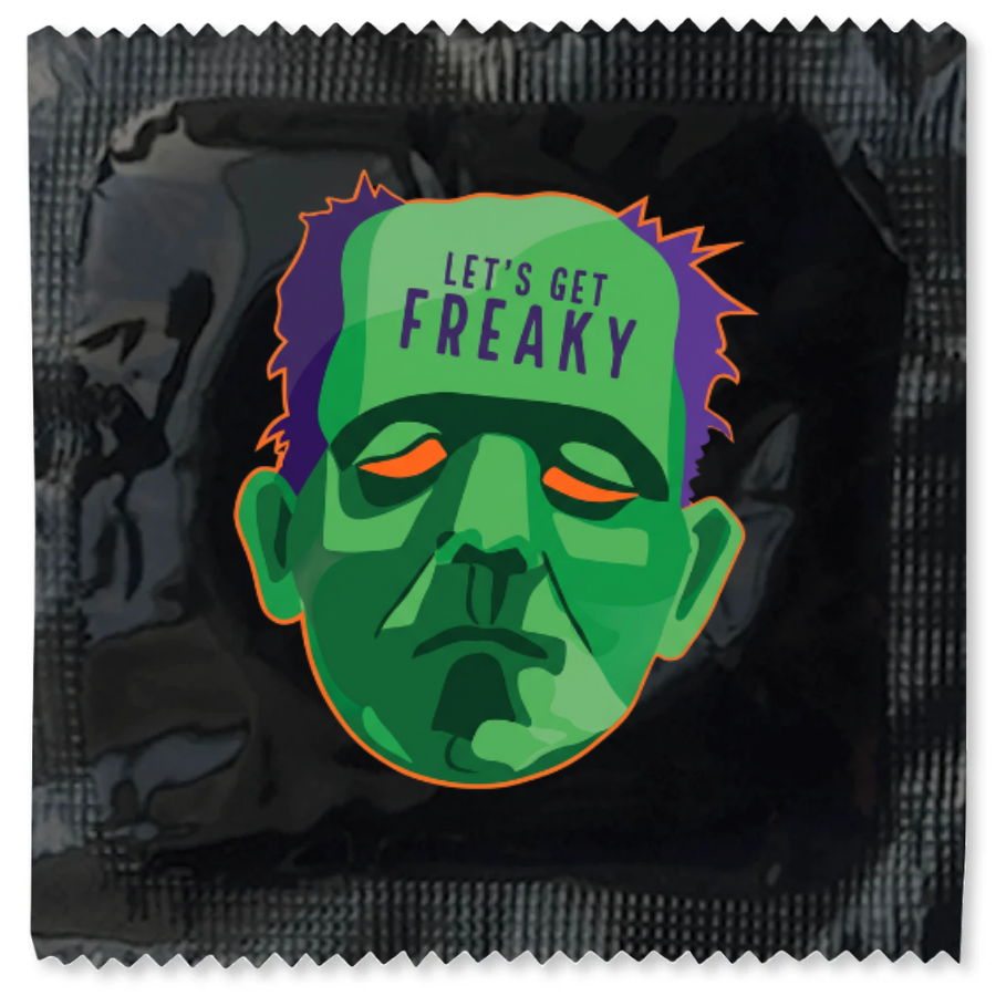 Let's Get Freaky Halloween Condom
