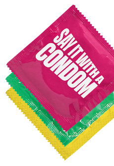 Say It With A Condom | Design Your Own Custom Branded Condoms