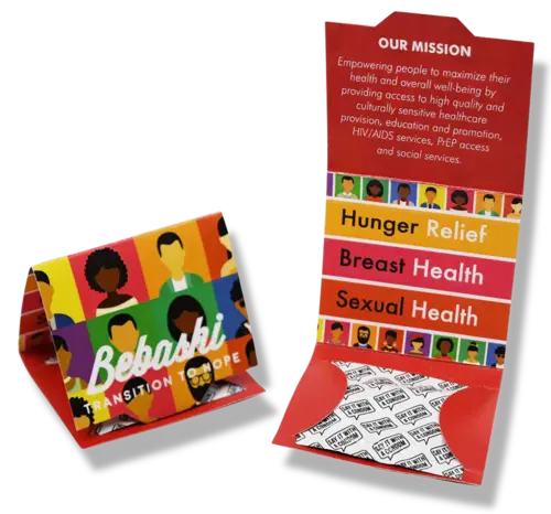 Condom Custom Trifolds