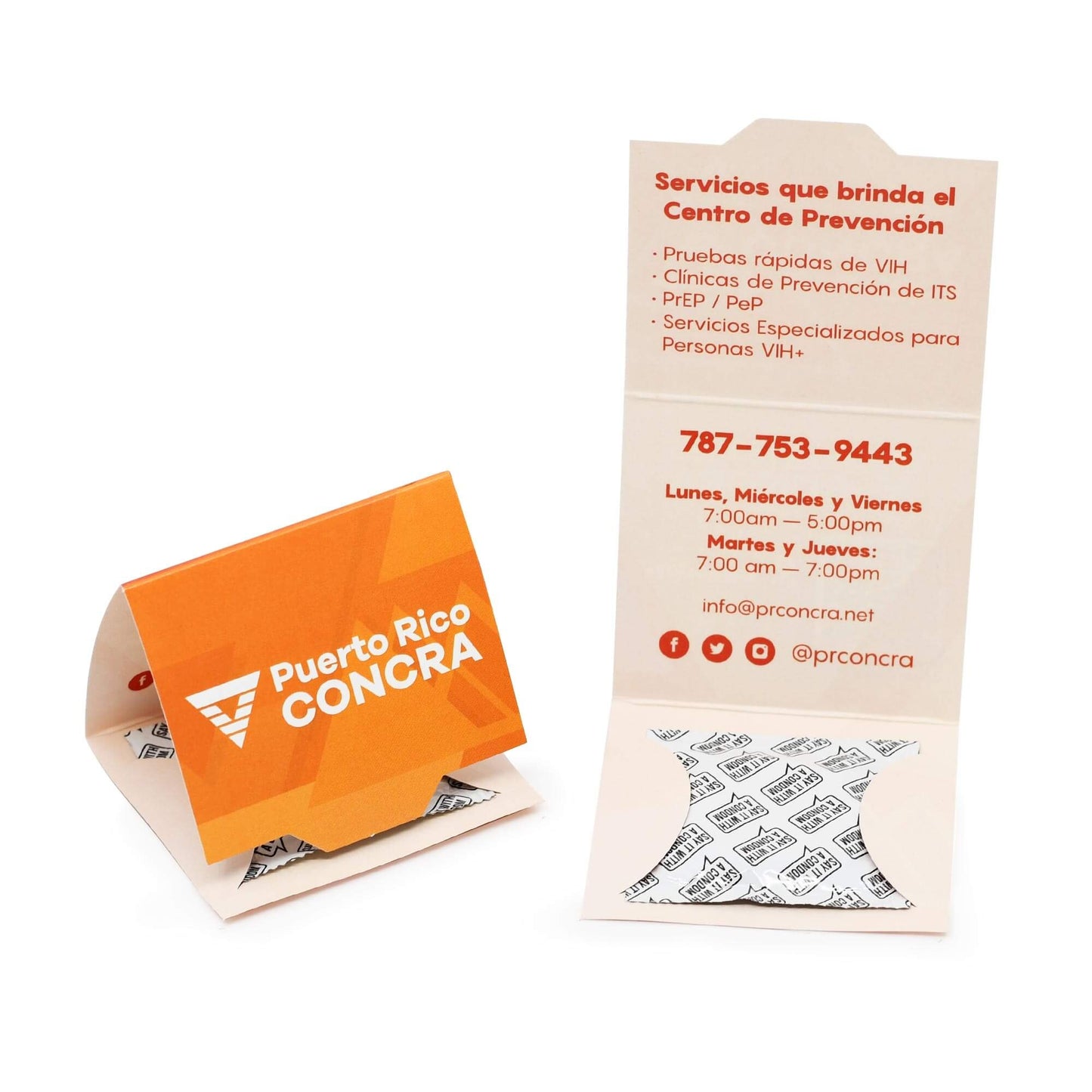 Condom Custom Trifolds