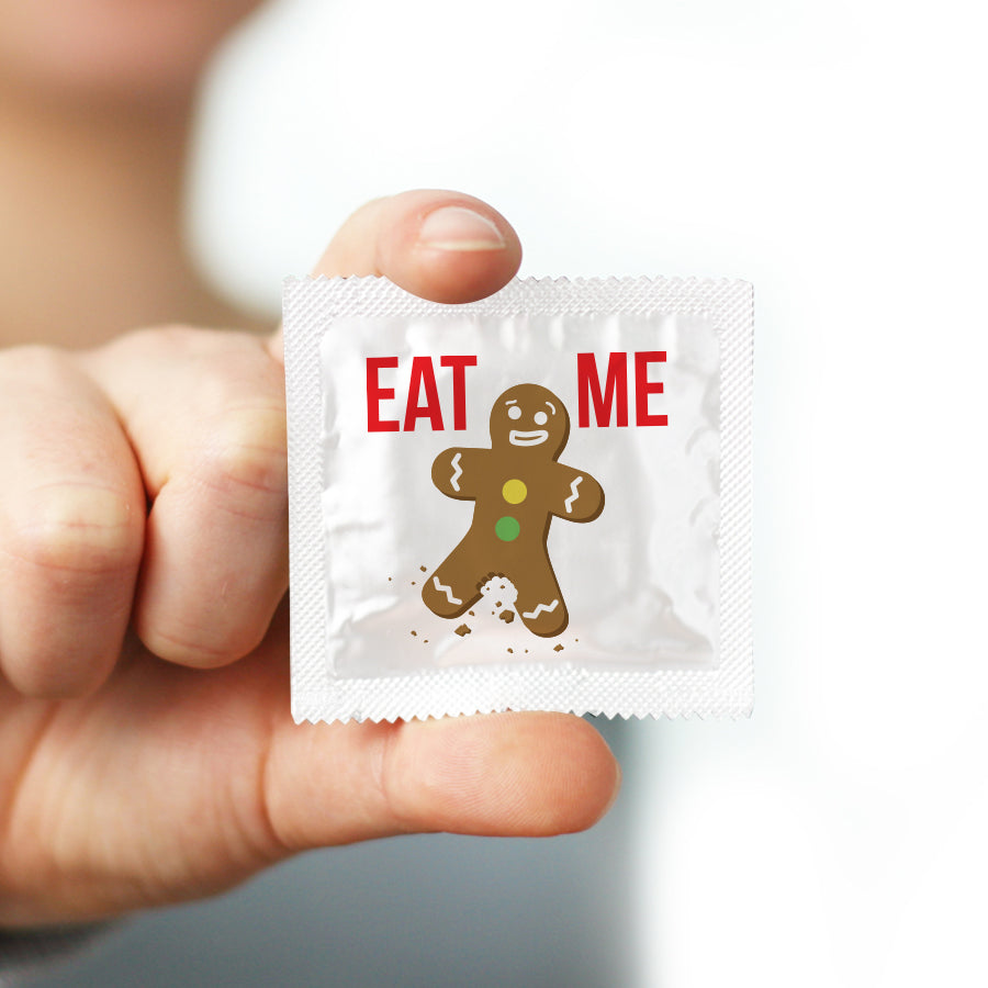 eat me gingerbread man condom