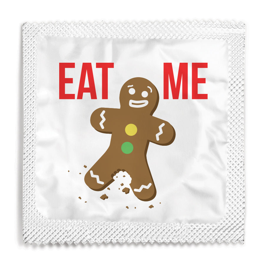 eat me gingerbread man condom 