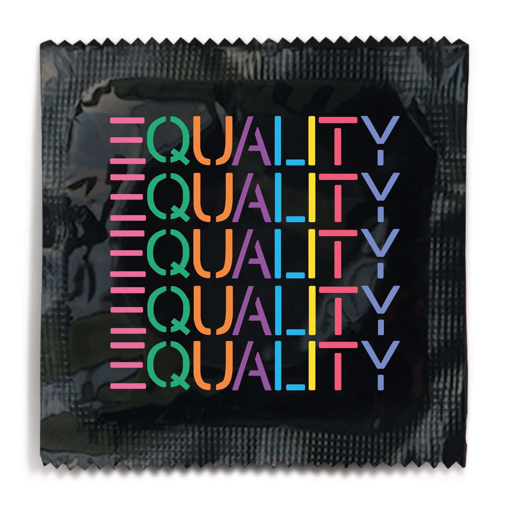 equality condom foil