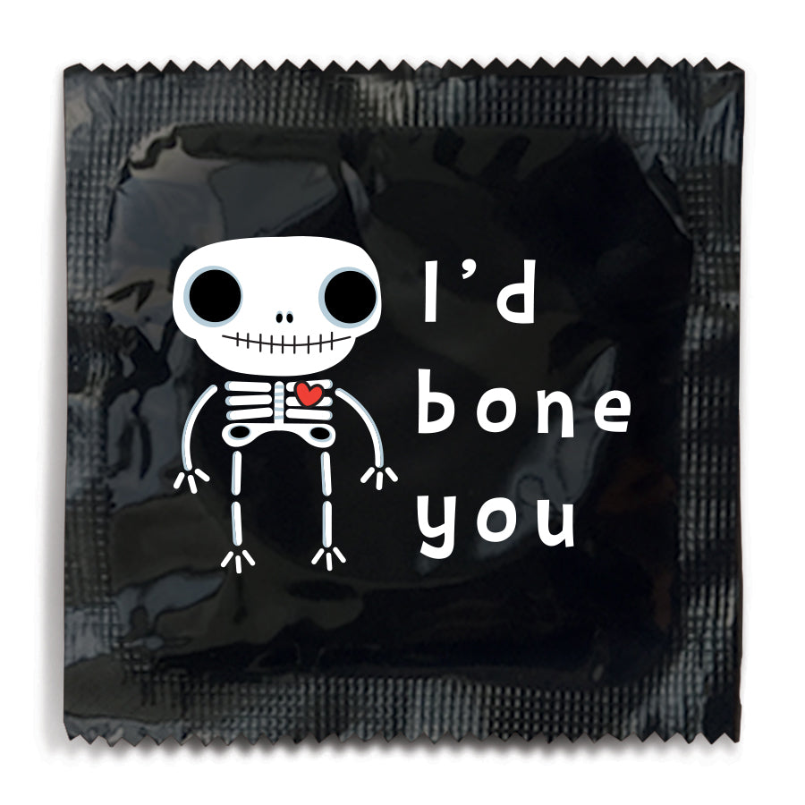 i'd bone you condom foil