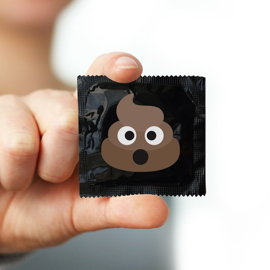 poop emoji condom