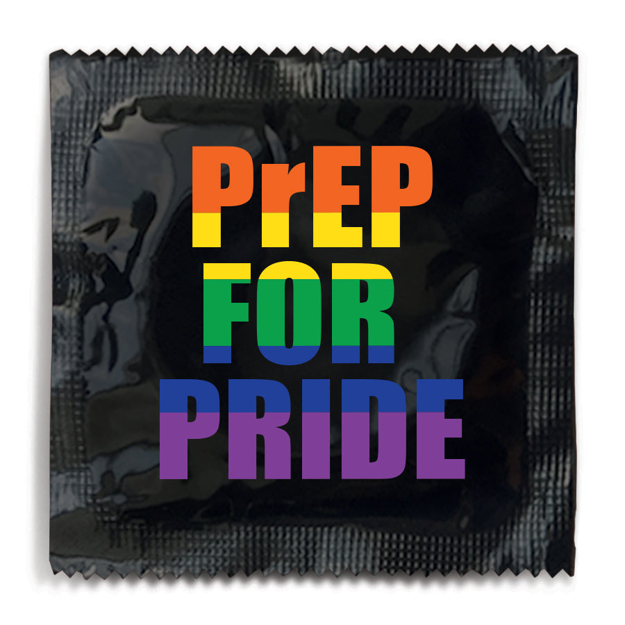 PrEP For Pride Condom Foils - Say It With A Condom