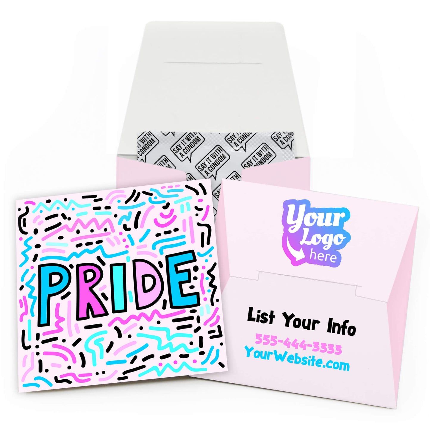 pride neon wallet