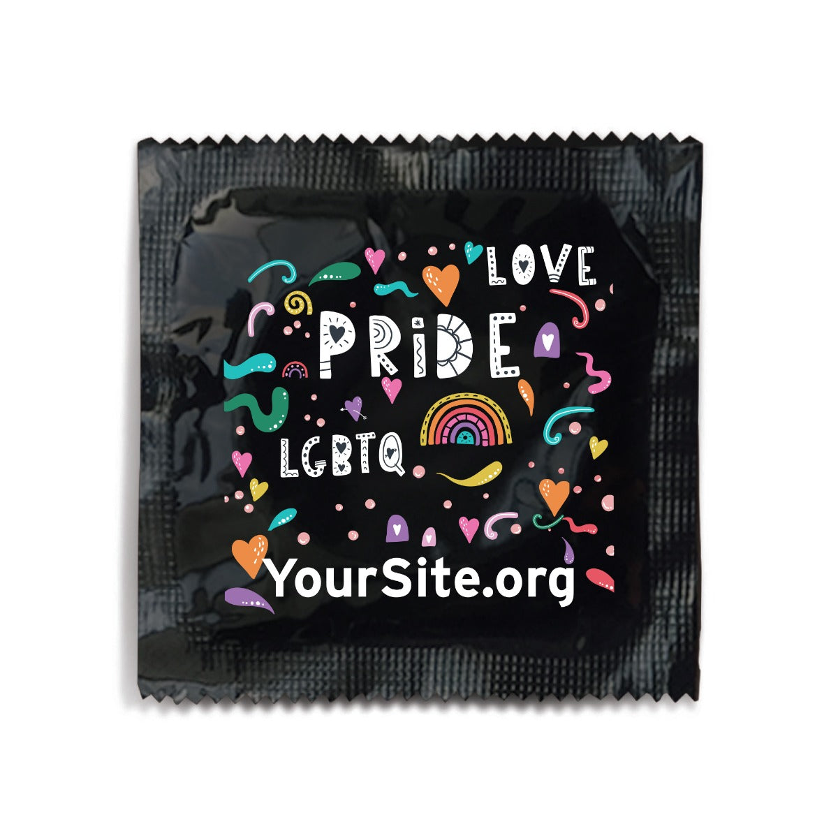 pride squggle condom