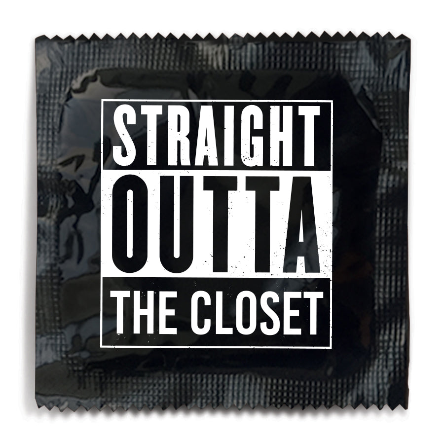 straight outta the closet condom