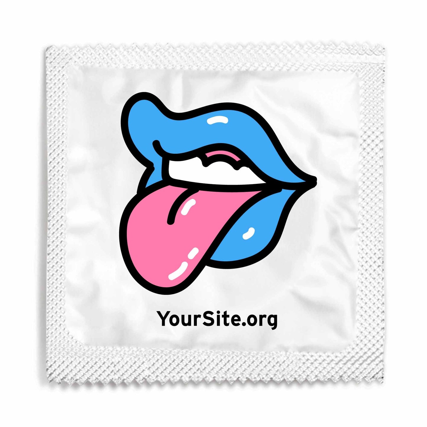 Lick It Up Condom - Transgender Colors