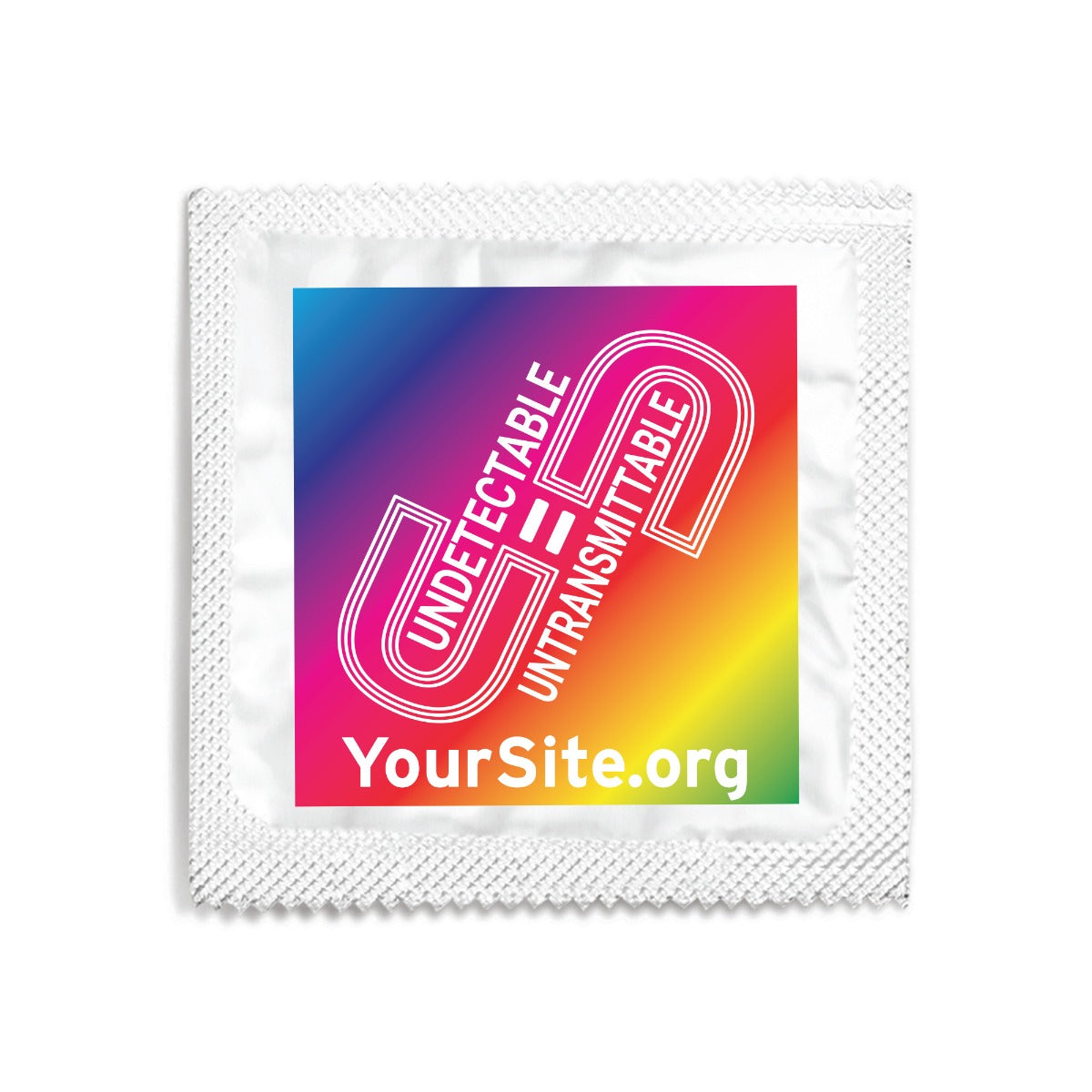 U=U Rainbow Gradient Condom