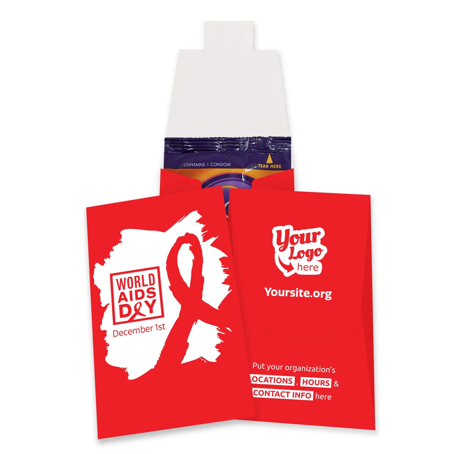 World AIDS Day Female Condom Wallet