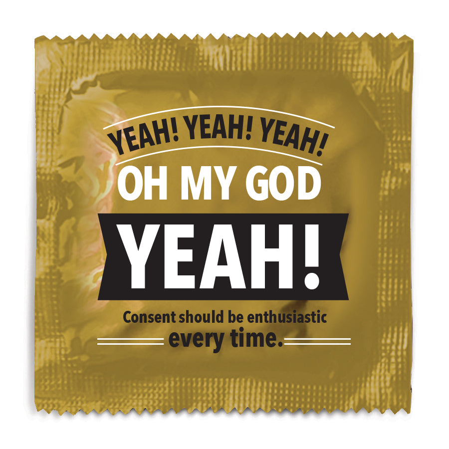 yeah yeah yeah condom foil